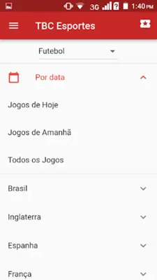 TBC Esportes android App screenshot 2