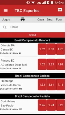 TBC Esportes android App screenshot 3